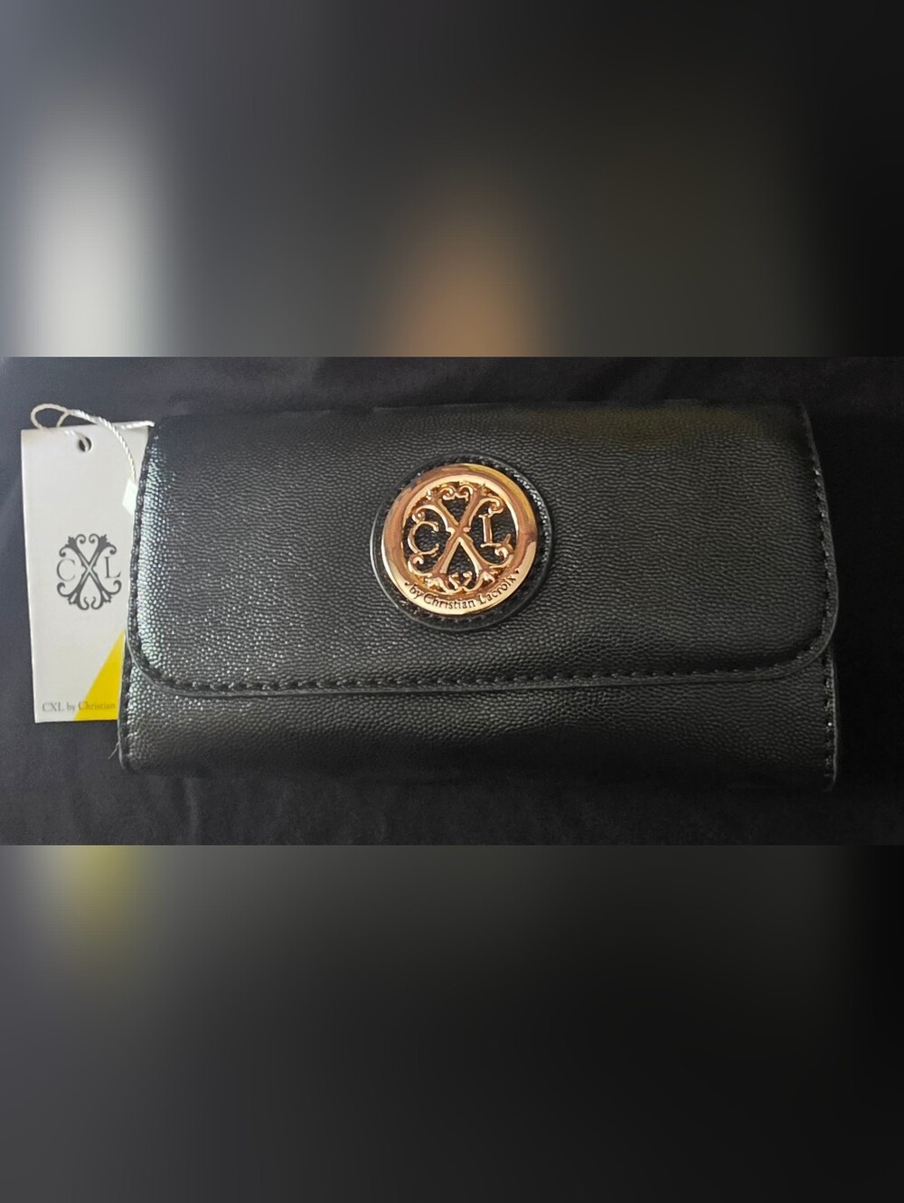 Christian Lacroix Wallet with Gold Emblem